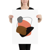Minimalist Modern Abstract Shape Matte Art Print - Resting Poster, Poster, $ 33.00, A Moment Of Now™