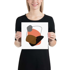 Minimalist Modern Abstract Shape Matte Art Print - Resting Poster, Poster, $ 28.00, A Moment Of Now™