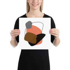 Minimalist Modern Abstract Shape Matte Art Print - Resting Poster, Poster, $ 29.00, A Moment Of Now™