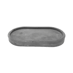 Minimalist Style Oval Concrete Multi-purpose Tray Candle Jewelry Holder, Concrete Tray, $ 19.00, A Moment Of Now™