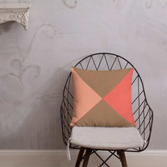 Misty Geometry Decorative Throw Pillow Accent Cushion, Throw Pillows, $ 64.50, A Moment Of Now™
