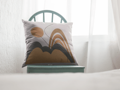 Morning Sun Geometric Art Decorative Throw Pillow Cushion, Pillow, $ 71.50, A Moment Of Now™
