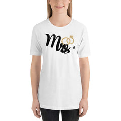 Mrs. The Wife NewlyWed Honey Moon Tee Short-Sleeve Unisex T-Shirt, Clothing T-shirts, $ 27.44, A Moment Of Now™