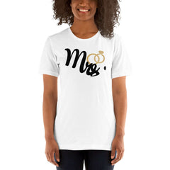 Mrs. The Wife NewlyWed Honey Moon Tee Short-Sleeve Unisex T-Shirt, Clothing T-shirts, $ 27.44, A Moment Of Now™