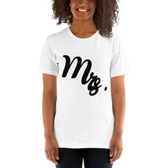 Mrs. Wife Wedding Honeymoon Newlywed Anniversary Short-Sleeve Unisex T-Shirt, Clothing T-shirts, $ 27.44, A Moment Of Now™
