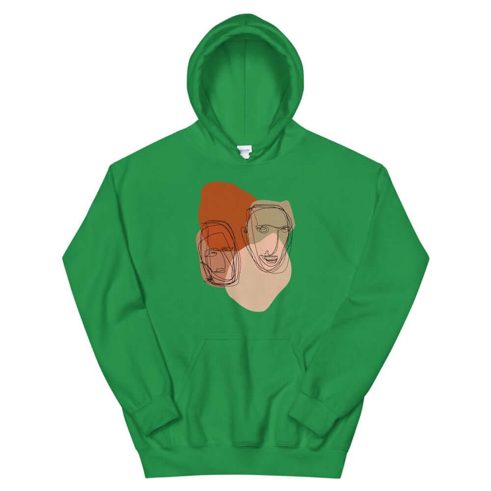 Multiples Abstract Line & Shape Mid Century Minimal Style Art Unisex Hoodie | Boutique In USA, Hoodie, $ 51.50, A Moment Of Now™