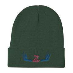 My Deer Embroidered Knit Beanie Hat, Hats, $ 26.00, A Moment Of Now™