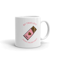 My True Love Happy Valentine's Day Coffee Tea Cup Mug, Mugs, $ 17.50, A Moment Of Now™