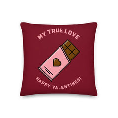 My True Love Happy Valentine's Day Decorative Throw Pillow, pillow, $ 64.50, A Moment Of Now™