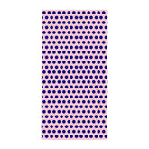 Navy Blue on Pink Polka Dots Beach Bath Towel, Towel, $ 42.95, A Moment Of Now™