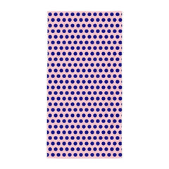 Navy Blue on Pink Polka Dots Beach Bath Towel, Towel, $ 42.95, A Moment Of Now™