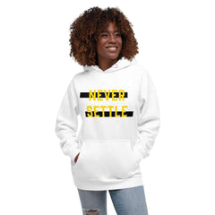 Never Settle Statement Unisex Hoodie, Hoodie, $ 46.49, A Moment Of Now™
