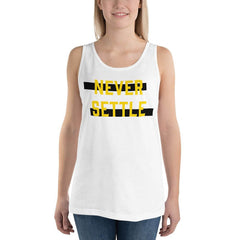 Never Settle Statement Unisex Tank Top, Tank Top, $ 32.44, A Moment Of Now™
