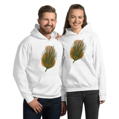 Palm Leaf and Stones abstract Art Graphic Unisex Hoodie, Hoodie, $ 51.50, A Moment Of Now™