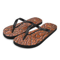 Printed Old Leather Flip-Flops, Flip Flops, $ 24.95, A Moment Of Now™