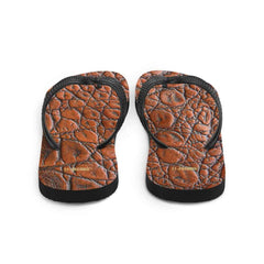 Printed Old Leather Flip-Flops, Flip Flops, $ 24.95, A Moment Of Now™