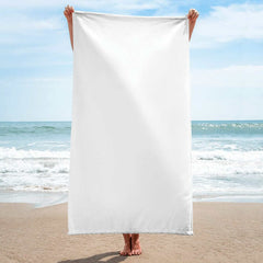 Pure White Minimalist Beach Bath Towel, towels, $ 39.95, A Moment Of Now™