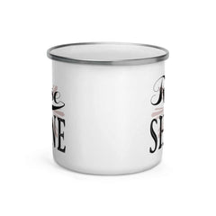 Rise and Shine Coffee Tea Enamel Cup Mug, Mug, $ 27.50, A Moment Of Now™