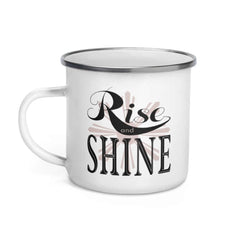 Rise and Shine Coffee Tea Enamel Cup Mug, Mug, $ 27.50, A Moment Of Now™