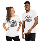 Rise and Shine Inspirational Short-Sleeve Unisex T-Shirt, T-shirts, $ 39.00, A Moment Of Now™