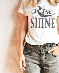 Rise and Shine Inspirational Short-Sleeve Unisex T-Shirt, T-shirts, $ 39.00, A Moment Of Now™