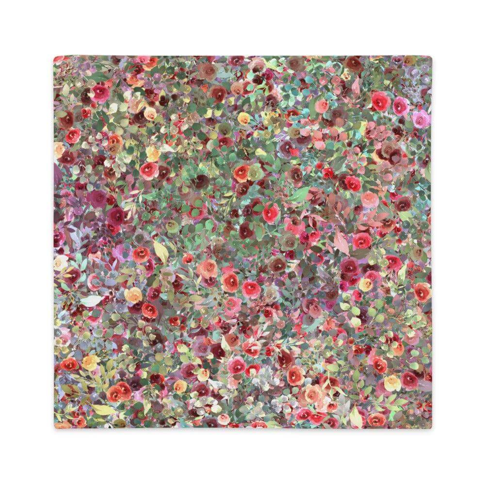 Rose Garden Throw Pillow Case | Floral Pillowcase Only, Pillow Case, $ 55.00, A Moment Of Now™