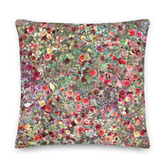 Rose Garden Decorative Accent Throw Pillow, pillow, $ 64.00, A Moment Of Now™