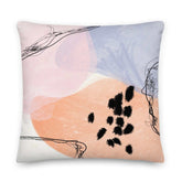 Roseline Abstract Art Geometric Decorative Throw Pillow Cushion, Pillow, $ 71.50, A Moment Of Now™