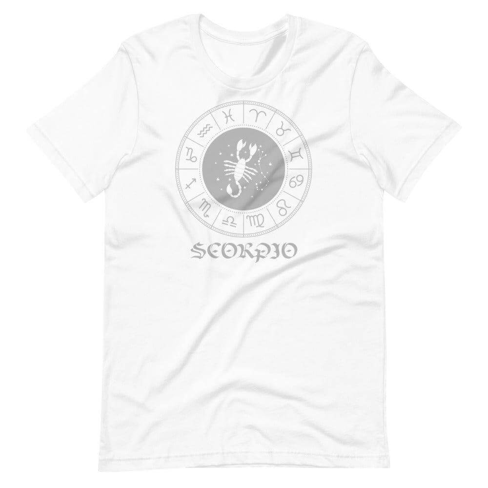 Scorpio Zodiac Star Sign Short-Sleeve Unisex T-Shirt, Clothing T-shirts, $ 33.44, A Moment Of Now™