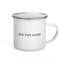 See The Good Positive Mindset Mindfulness Hygge Lifestyle Enamel Coffee Tea Cup Mug, Mug, $ 27.50, A Moment Of Now™