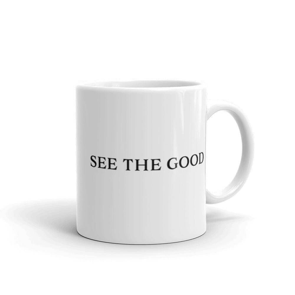 See The Good Positive Mindset Minimalist Mindfulness Hygge Lifestyle White Glossy Coffee Tea Cup Mug, Mug, $ 17.50, A Moment Of Now™