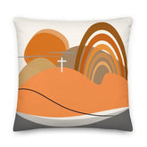 Sha Tin Abstract Art Scenery Decorative Throw Pillow Cushion, Pillow, $ 71.50, A Moment Of Now™