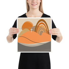 Sha Tin Abstract Shape & Line Modern Art Matte Poster, Poster, $ 32.00, A Moment Of Now™