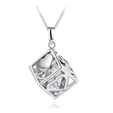Silver Love & Heart Box With Crystal Necklace, Necklaces, $ 16.99, A Moment Of Now™