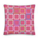 Sofie Square Blush Pattern Premium Decorative Throw Pillow Cushion, Pillow, $ 71.50, A Moment Of Now™
