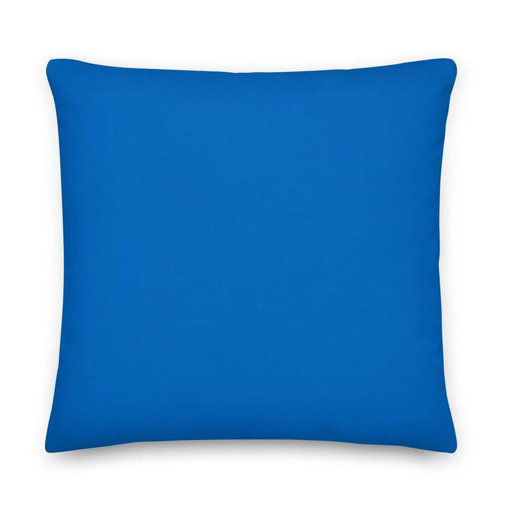 Spanish Blue Premium Decorative Throw Pillow | Bright Blue Decor, Throw Pillows, $ 71.50, A Moment Of Now™