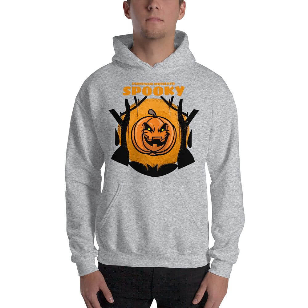 Spooky Pumpkin Monster Halloween Unisex Hoodie | Boutique In USA, Hoodie, $ 38.75, A Moment Of Now™