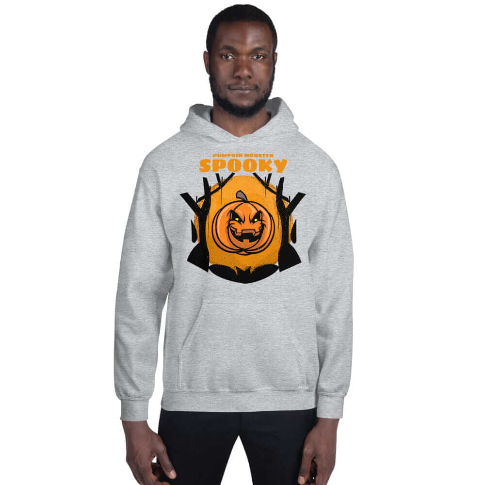Spooky Pumpkin Monster Halloween Unisex Hoodie | Boutique In USA, Hoodie, $ 38.75, A Moment Of Now™