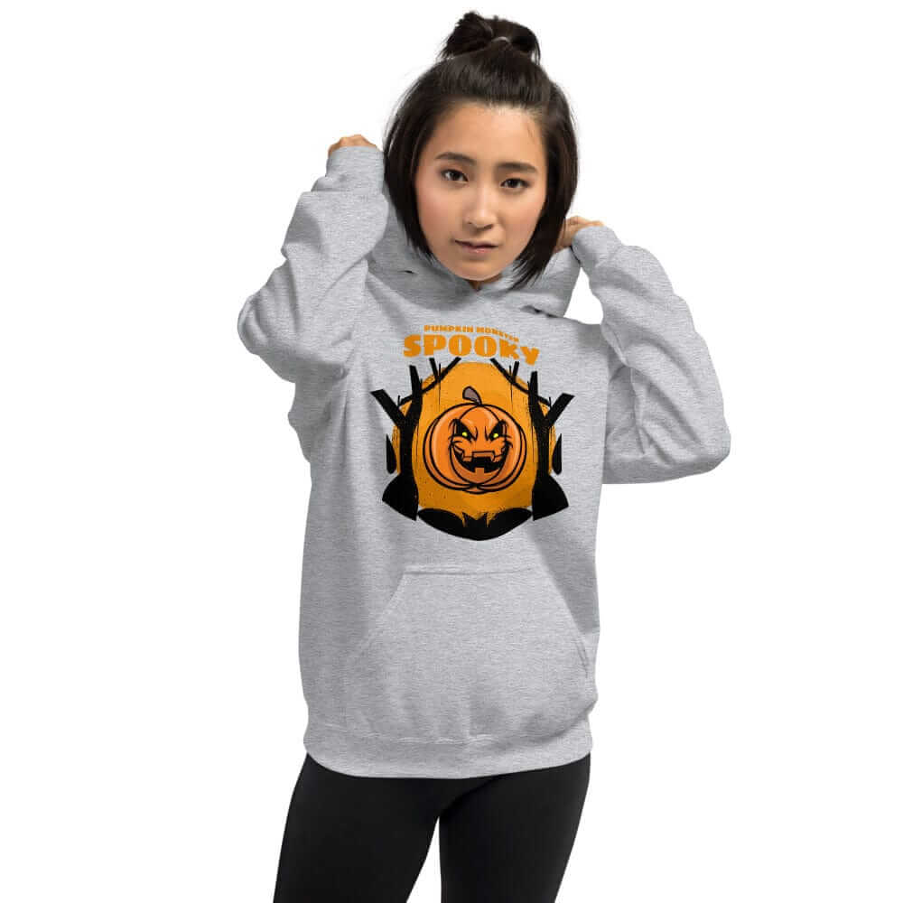 Spooky Pumpkin Monster Halloween Unisex Hoodie | Boutique In USA, Hoodie, $ 38.75, A Moment Of Now™