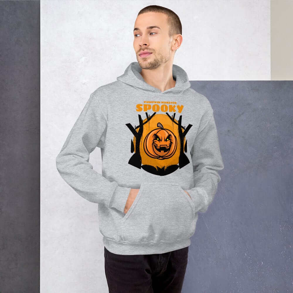 Spooky Pumpkin Monster Halloween Unisex Hoodie | Boutique In USA, Hoodie, $ 38.75, A Moment Of Now™