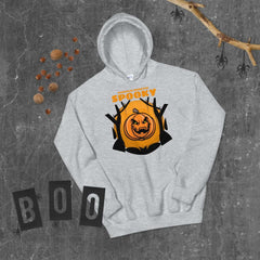 Spooky Pumpkin Monster Halloween Unisex Hoodie | Boutique In USA, Hoodie, $ 38.75, A Moment Of Now™