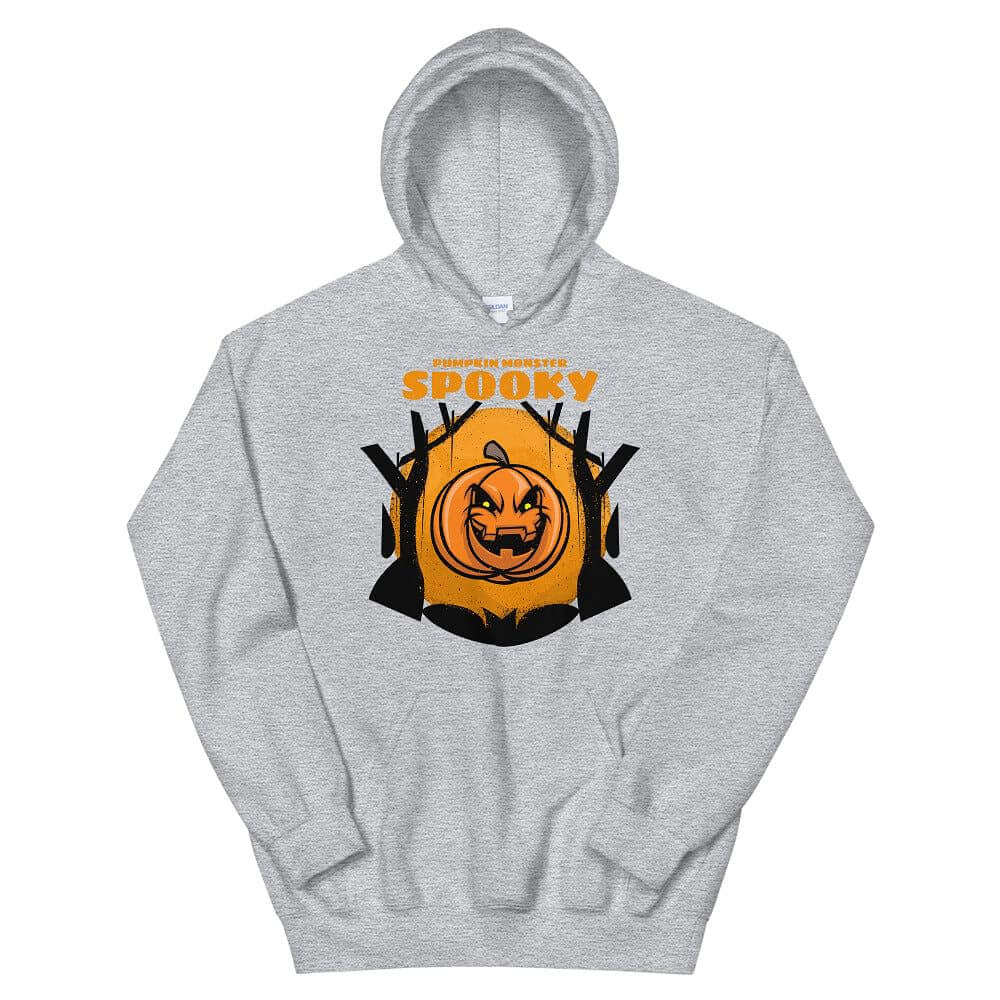 Spooky Pumpkin Monster Halloween Unisex Hoodie | Boutique In USA, Hoodie, $ 38.75, A Moment Of Now™