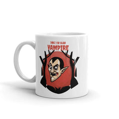 Thirst For Blood Vampire Halloween Coffee Tea Cup Mug, Mug, $ 17.50, A Moment Of Now™