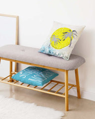 Watercolor Tropical Ocean Palm Tree Decorative Accent Throw Pillow Cushion, Throw Pillows, $ 55.00, A Moment Of Now™