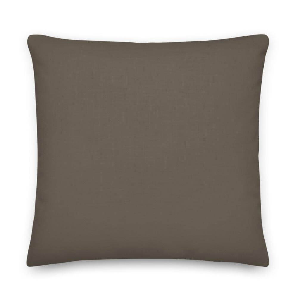 Wenge Premium Decorative Throw Pillow | Dark Brown Warm Decor, Throw Pillows, $ 71.50, A Moment Of Now™
