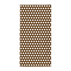 White on Brown Polka Dots Beach Bath Towel, Towel, $ 42.95, A Moment Of Now™