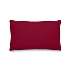 White on Burgundy Polka Dots Premium Decorative Throw Pillow, Pillow, $ 61.50, A Moment Of Now™