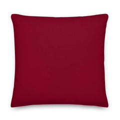 White on Burgundy Polka Dots Premium Decorative Throw Pillow, Pillow, $ 61.50, A Moment Of Now™
