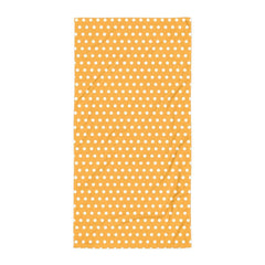 White on Pastel Orange Polka Dots Beach Bath Towel, Towel, $ 42.95, A Moment Of Now™