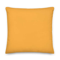 White on Pastel Orange Polka Dots Premium Decorative Throw Pillow Cushion, Pillow, $ 61.50, A Moment Of Now™
